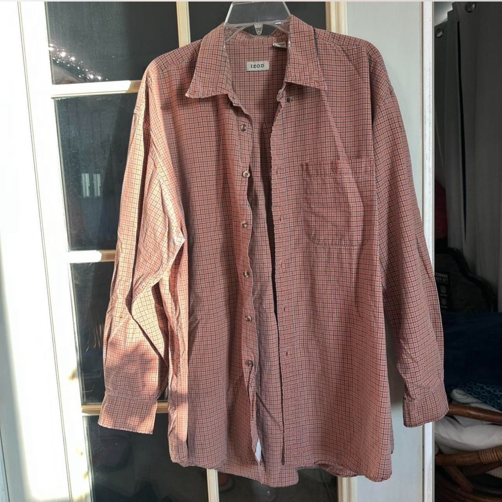 IZOD Plaid Button-Up Shirt
